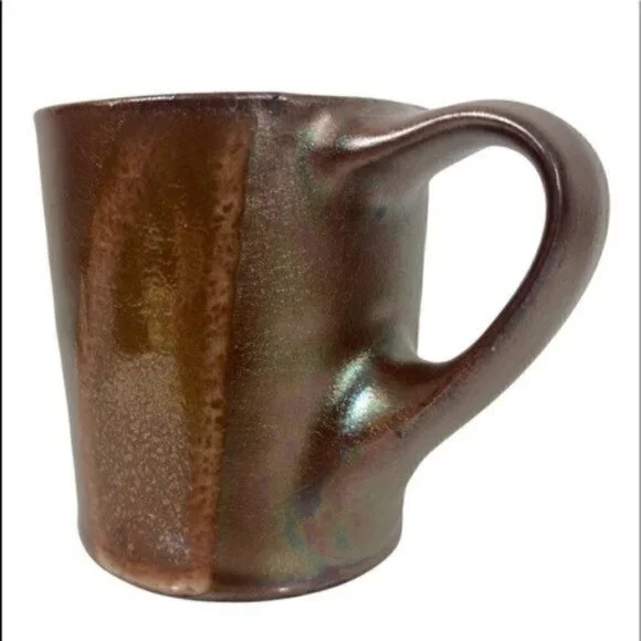 Studio Art Coffee Mug by Bruce Gholson of Bulldog Pottery Seagrove NC 12 ounces - Picture 4 of 13
